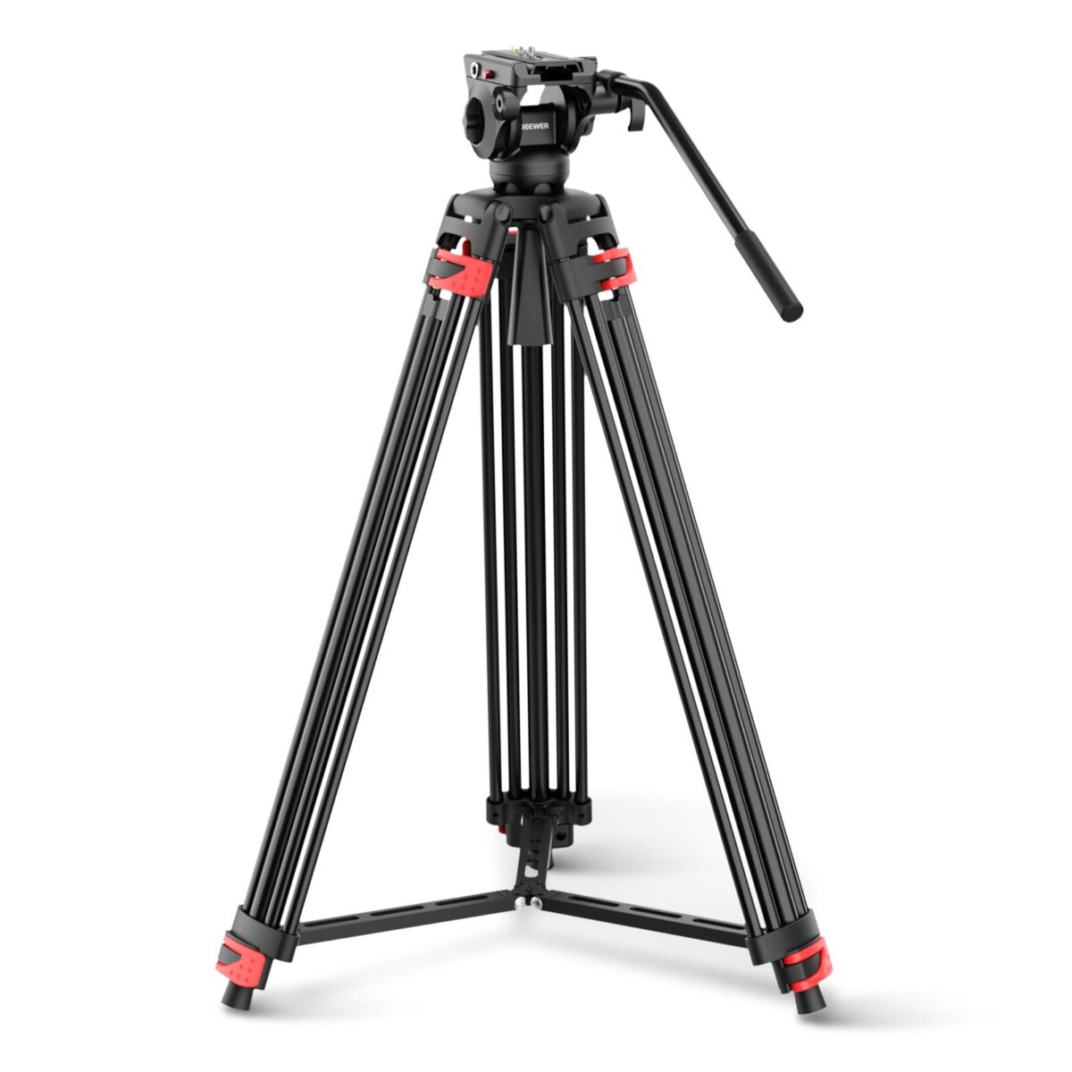 NEEWER BASICS TP37 Video Tripod ขาตั้งกล้องวิดีโอระดับมืออาชีพ พร้อมหัวฟลูอิดรองรับน้ำหนัก 8kg (9)