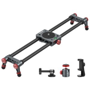 NEEWER CS1M Carbon Fiber Camera Slider รางสไลเดอร์กล้อง  คาร์บอนไฟเบอร์ ขาตั้งกล้อง ยาว 40cm สำหรับกล้องและสมาร์ทโฟน