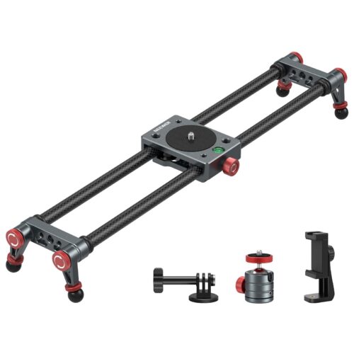 NEEWER CS1MCS2M Carbon Fiber Camera Slider สไลเดอร์กล้องคาร์บอนไฟเบอร์ขาปรับได้ 4060cm สำหรับกล้องและสมาร์ทโฟน (9)
