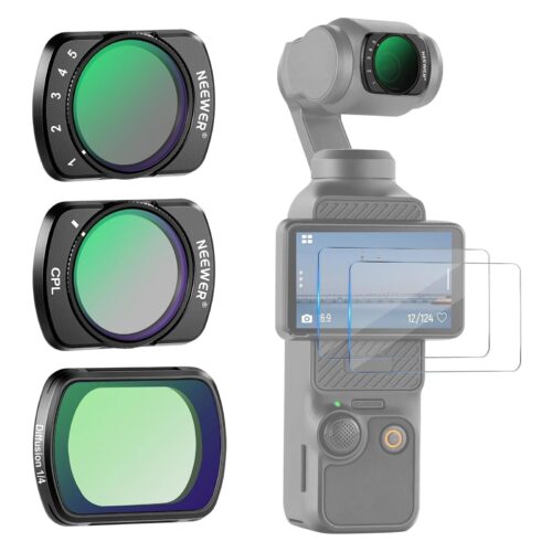 NEEWER FL 89 Magnetic Filter Set 3 Pack ชุดฟิลเตอร์แม่เหล็ก 3 ชิ้น สำหรับ DJI Osmo Pocket 3