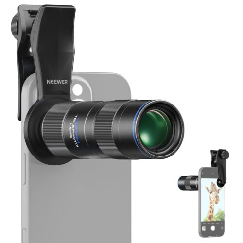 NEEWER LS 78 400mm Phone Telephoto Lens เลนส์เทเลโฟโต้มืออาชีพสำหรับสมาร์ทโฟน ซูม 400mm พร้อม Lens Clip 17mm (1)