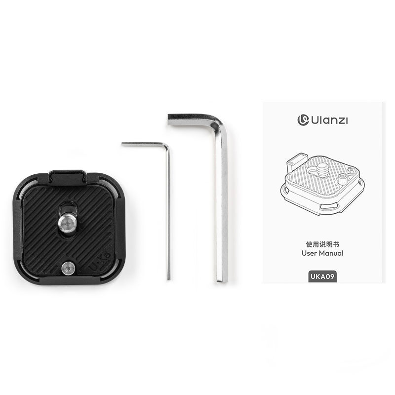 Ulanzi UKA09 Quick Release Anti Twist Plate (C080) เพลทปลดเร็ว ขาตั้งกล้อง