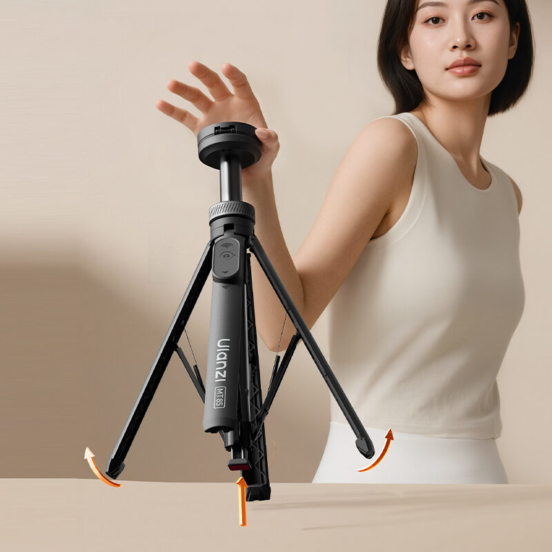 Ulanzi MT85 Automatic Phone Tripod (MagSafe) ขาตั้งสมาร์ทโฟน ขาตั้งมือถือ กางอัตโนมัติ พร้อมแม่เหล็ก MagSafe ยืดได้ 1.5 เมตร
