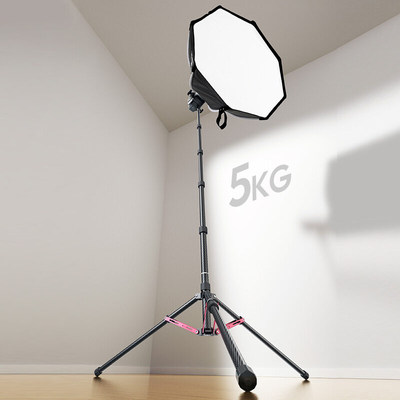 Ulanzi T230 Reversible Leg Light Stand ขาตั้งไฟ คาร์บอนไฟเบอร์ น้ำหนักเบา สูง 2.3 เมตร ขาตั้งกล้อง ไม้เซลฟี่ แขนบูม
