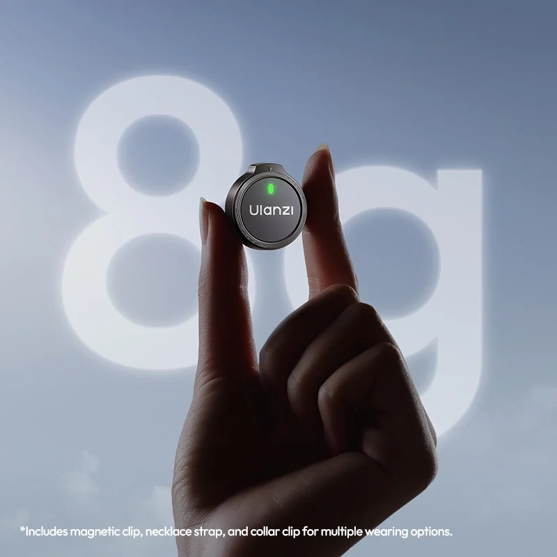 Ulanzi A21 Wireless Microphone ไมโครโฟนไร้สายขนาดกระดุมพร้อม AI Noise Re (3)