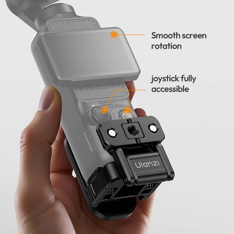 Ulanzi PK16 Quick Release Magnetic Base for DJI Pocket 3 ฐานแม่เหล็กปล่อยเร็วสำหรับ DJI Pocket 3 พร้อมพอร์ (17)