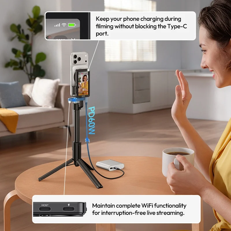 Ulanzi VM1 Vlog Selfie Monitor Screen จอมอนิเตอร์เซลฟี่แบบ Zero Lag (16)