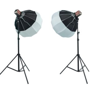 Tolifo PL100B x2 ชุดเซ็ตไฟสตูดิโอ ไฟต่อเนื่อง ไฟไลฟ์สด 200W  มีแบตในตัว