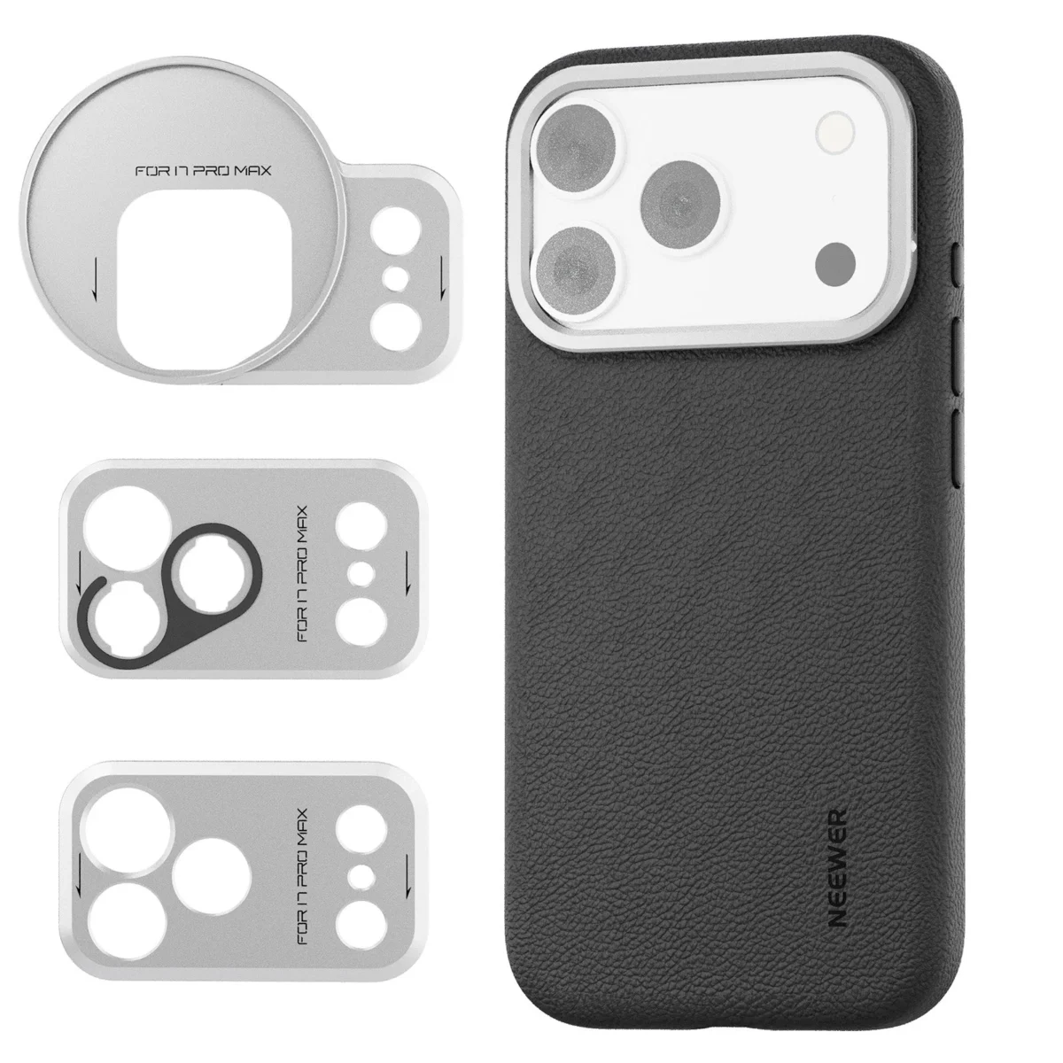 1 NEEWER PA133:PA134 Phone Case for iPhone 17 Pro:Pro Max เคสไอโฟน เคสมือถือ Modular พร้อม 3 Backplates สำหรับถ่ายภาพ เคส Magsafe