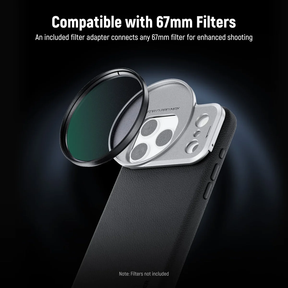 3 NEEWER PA133:PA134 Phone Case for iPhone 17 Pro:Pro Max เคสไอโฟน เคสมือถือ Modular พร้อม 3 Backplates สำหรับถ่ายภาพ เคส Magsafe