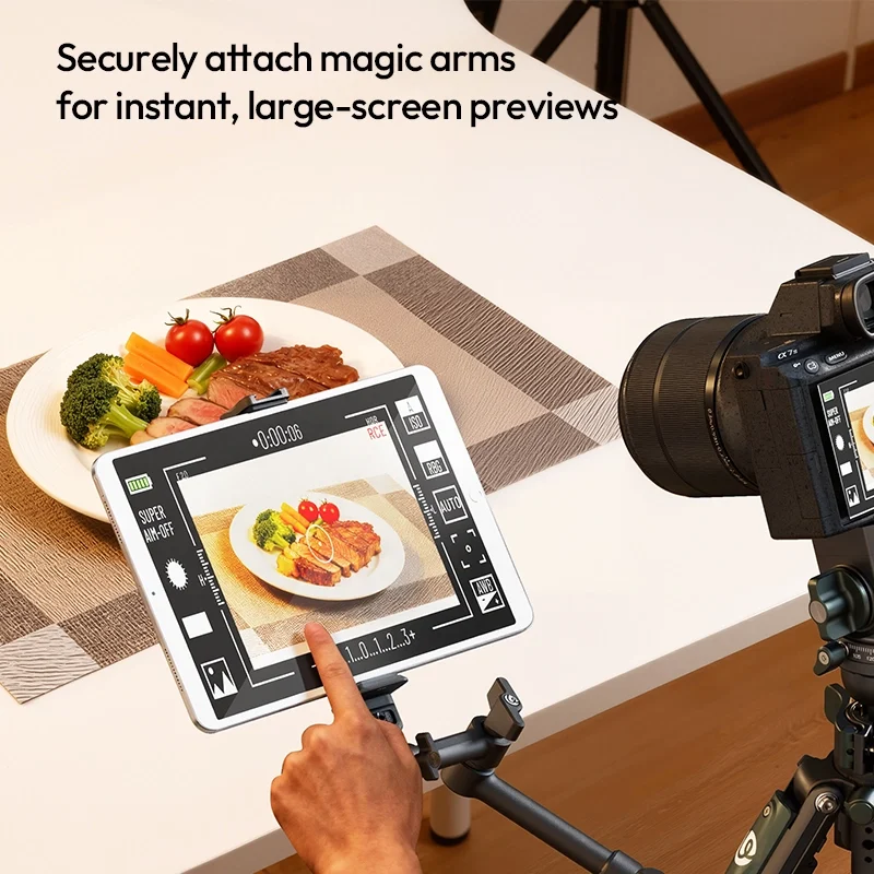Ulanzi CA15 OneLock Tablet Clamp ที่หนีบแท็บเล็ตระบบ OneLock ปรับได้ 13.5 22cm อลูมิเนียมอัลลอย