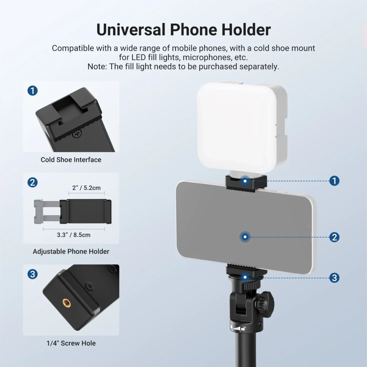 5 Neewer ST012 Rolling Light Stand