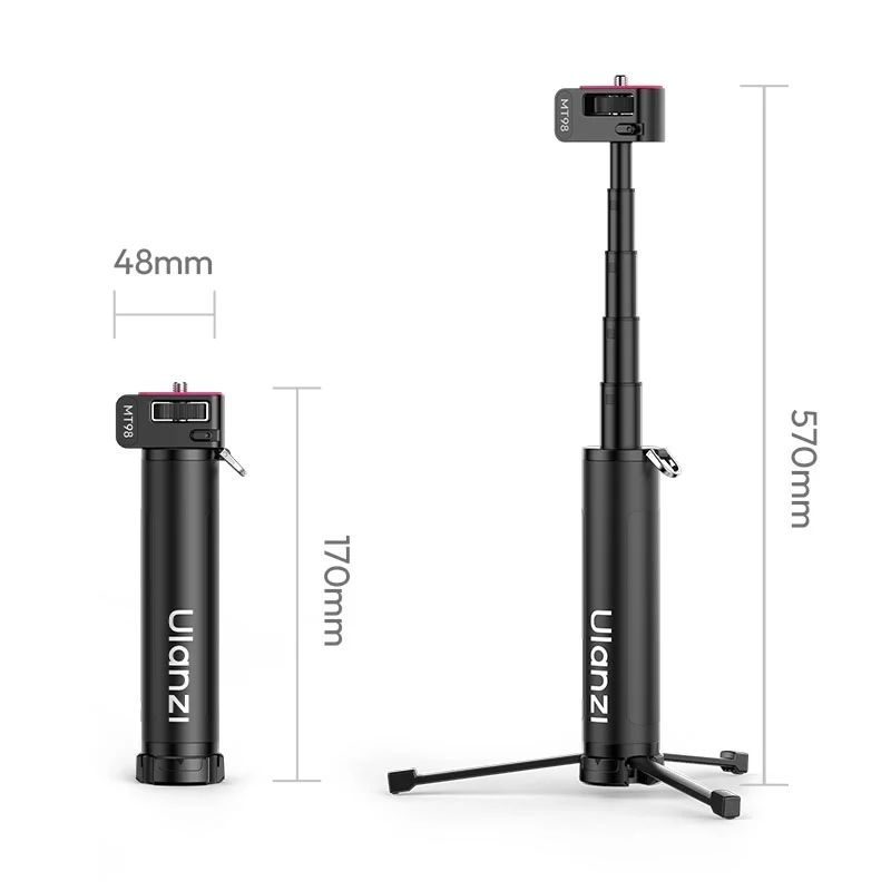 Ulanzi MT98 Invisible Selfie Stick for Insta360 18