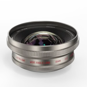 Fotorgear Retro 16mm Wide Angle Lensเลนส์มือถือ เลนส์ไวด์แองเกิลมุมกว้าง 110° ดีไซน์ย้อนยุค สำหรับสมาร์ทโฟน