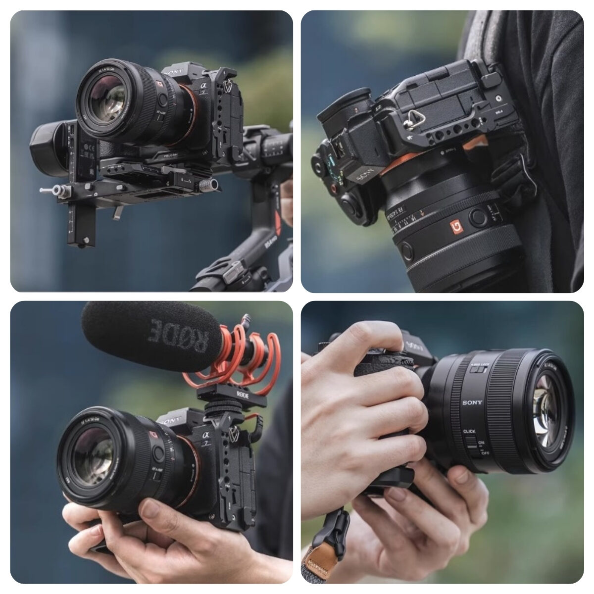 Falcam F22&F38 Quick Release L Bracket for Sony A7M4 A7S3 (6)