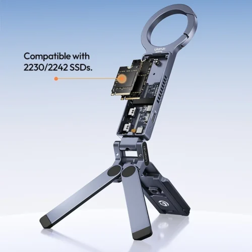 Ulanzi MA58 MagLock SSD Enclosure with Phone Stand 2