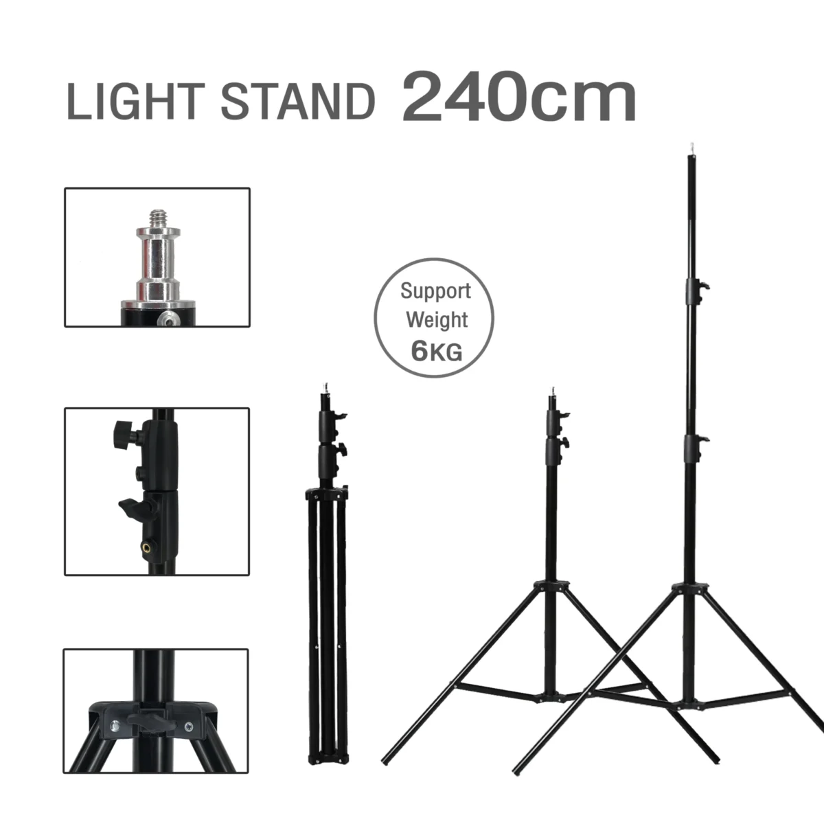 Zetaverse light stand 2.4m