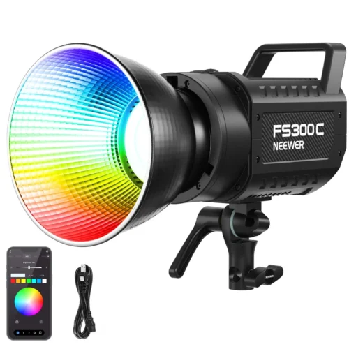 1 NEEWER FS300C 300W RGB LED Video Ligh