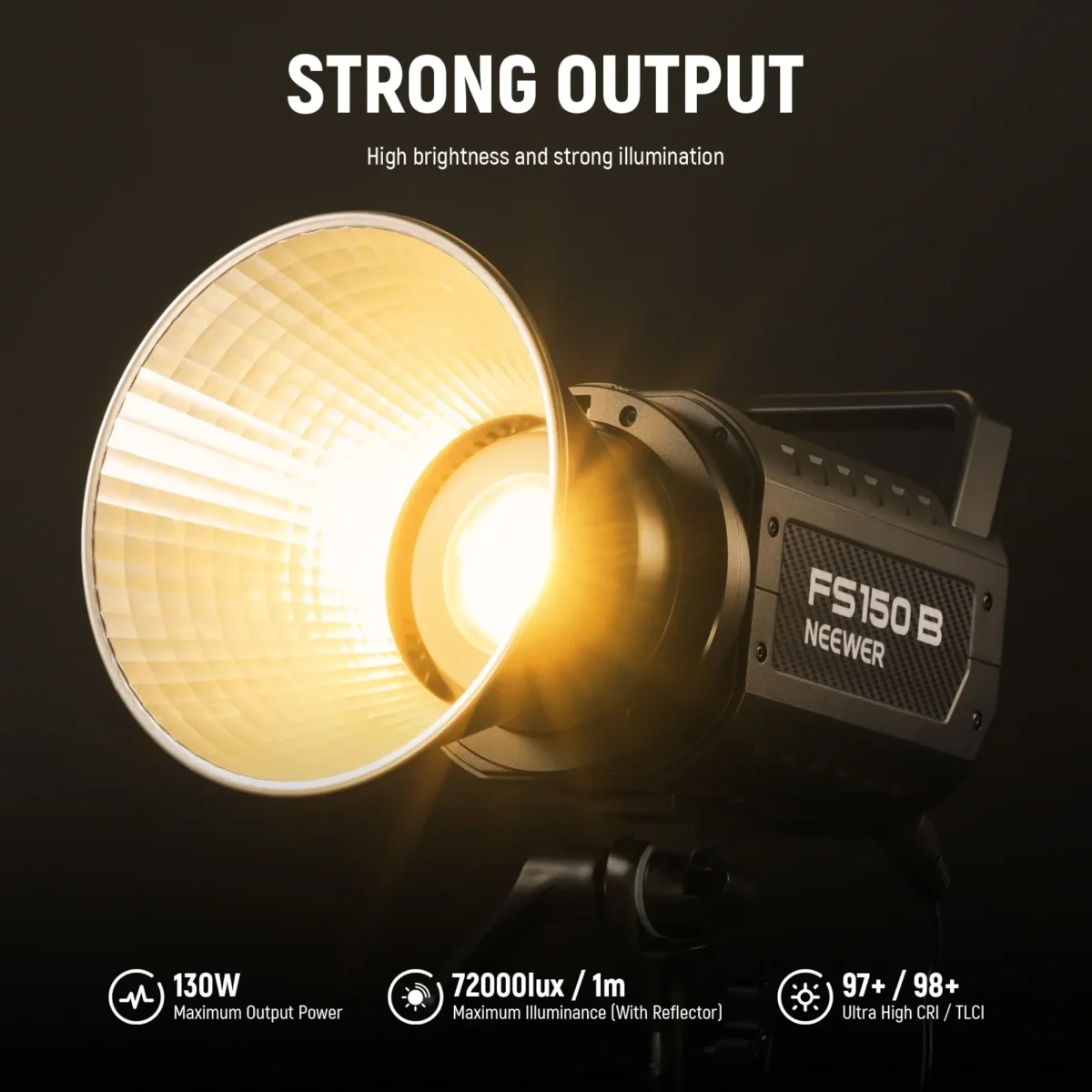 2 NEEWER FS150B 130W Bi Color LED Video Light