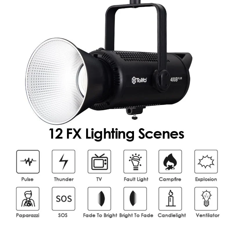 Tolifo X 400B Plus Bi Color LED Video Light 5