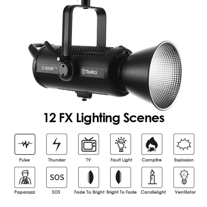 Tolifo X 500B Lite COB LED Bi Color 460W 10