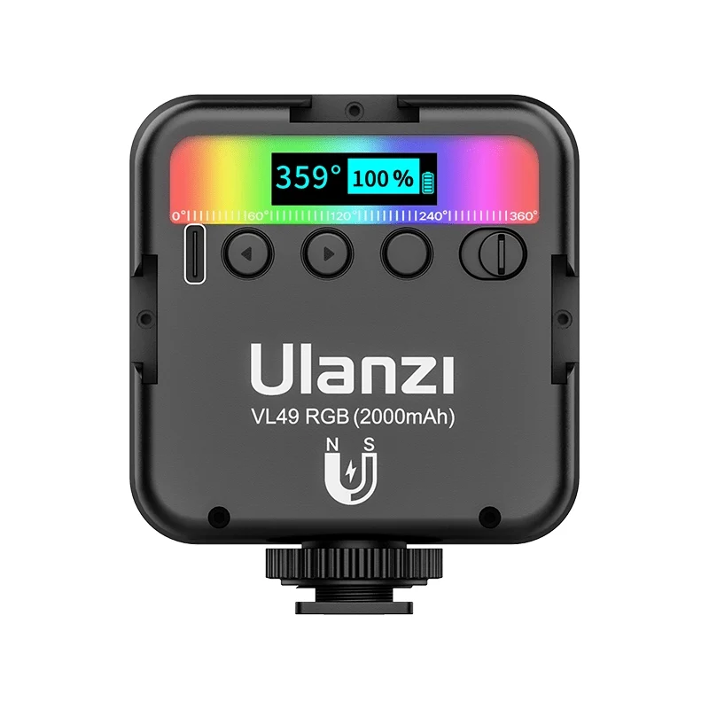 Ulanzi VL49 RGB LED Video Light 25