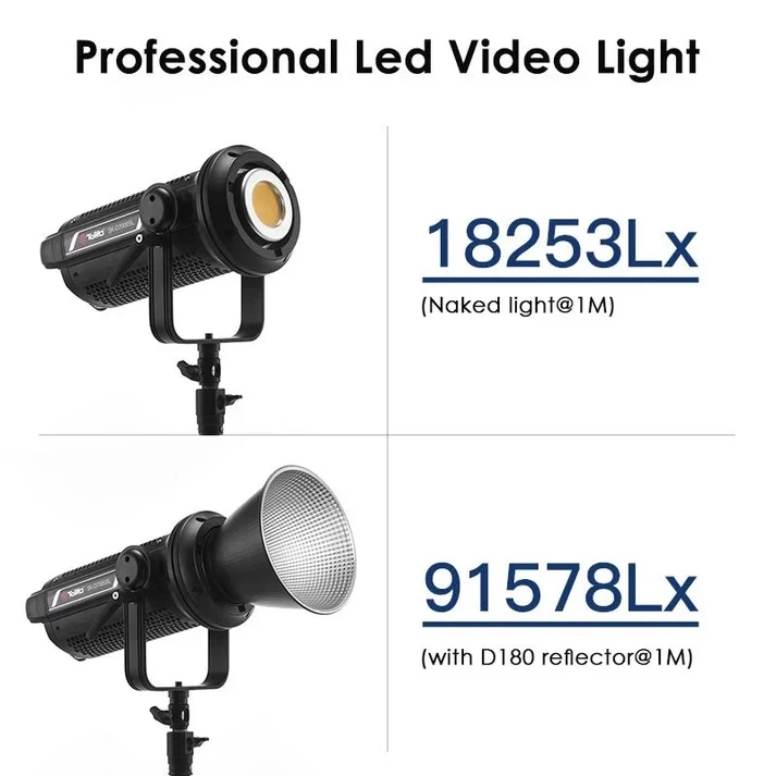 Tolifo sk d7000bl bi color led video light 437593