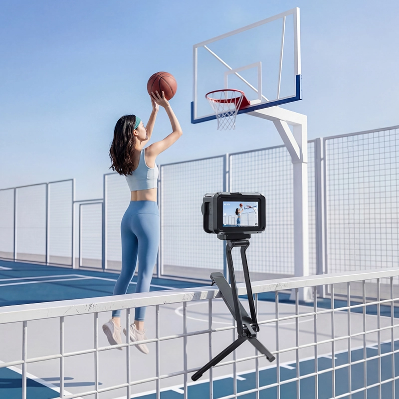 Ulanzi MA70 Magnetic Camera Tripod Compatible with DJI Action 3:4:5 (C115)_19_ Ulanzi ไม้เซลฟี่ กล้อง DJI MA70 ขาตั้งกล้องแอคชั่น แม่เหล็ก สำหรับ DJI Osmo Action 5 Pro / 4/ 3