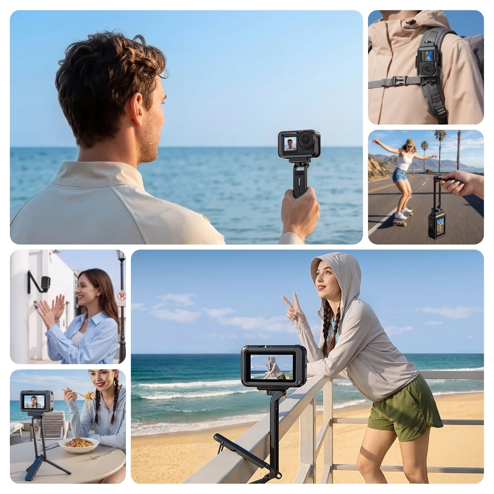 Ulanzi ไม้เซลฟี่ กล้อง DJI MA70 ขาตั้งกล้องแอคชั่น แม่เหล็ก สำหรับ DJI Osmo Action 5 Pro / 4/ 3