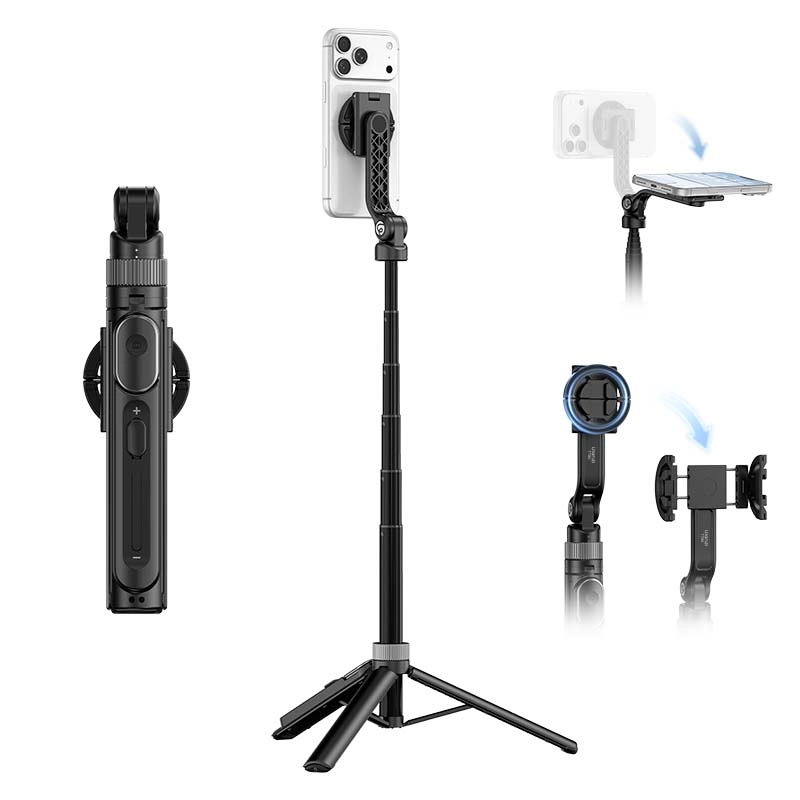 Ulanzi TT86 Mini Overhead Selfie Stick_1_ Ulanzi ไม้เซลฟี่ TT86 Overhead MagSafe Phone Monopod ขาตั้งมือถือ สำหรับตั้งโต๊ะ
