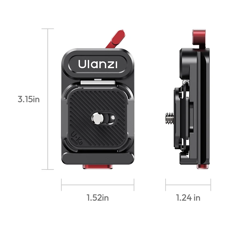 Ulanzi UKA12 UKA Pro Quick-Release Kit (C106)_14_ Ulanzi Quick Release Kit UKA12 เพลท ระบบปลดเร็ว UKA Arca-Swiss สำหรับต่อ ขาตั้งกล้อง