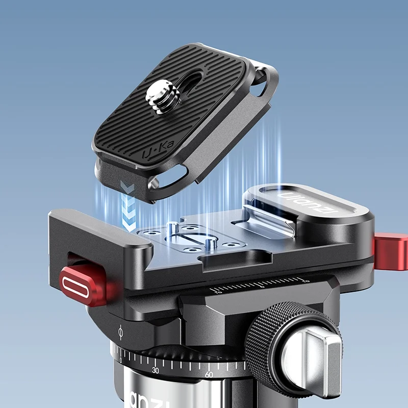 Ulanzi UKA12 UKA Pro Quick-Release Kit (C106)_2_ Ulanzi Quick Release Kit UKA12 เพลท ระบบปลดเร็ว UKA Arca-Swiss สำหรับต่อ ขาตั้งกล้อง