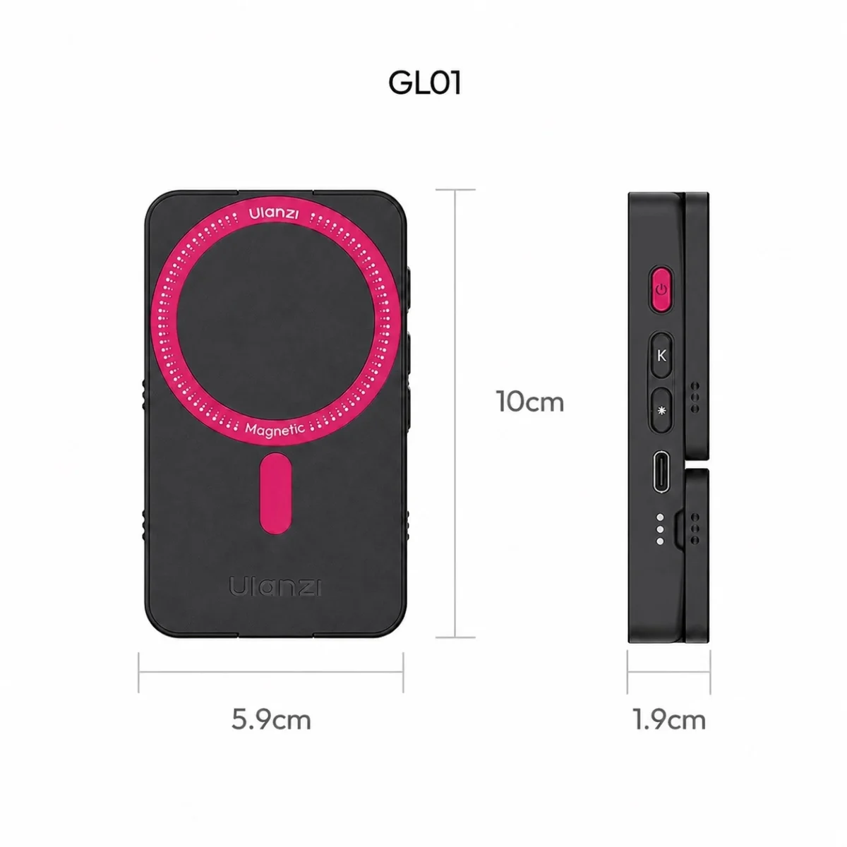 Ulanzi GL01 GlowUp Fill Light Selfie Magsafe_22_ Ulanzi GL01 GlowUp Fill Light Selfie Magsafe 22