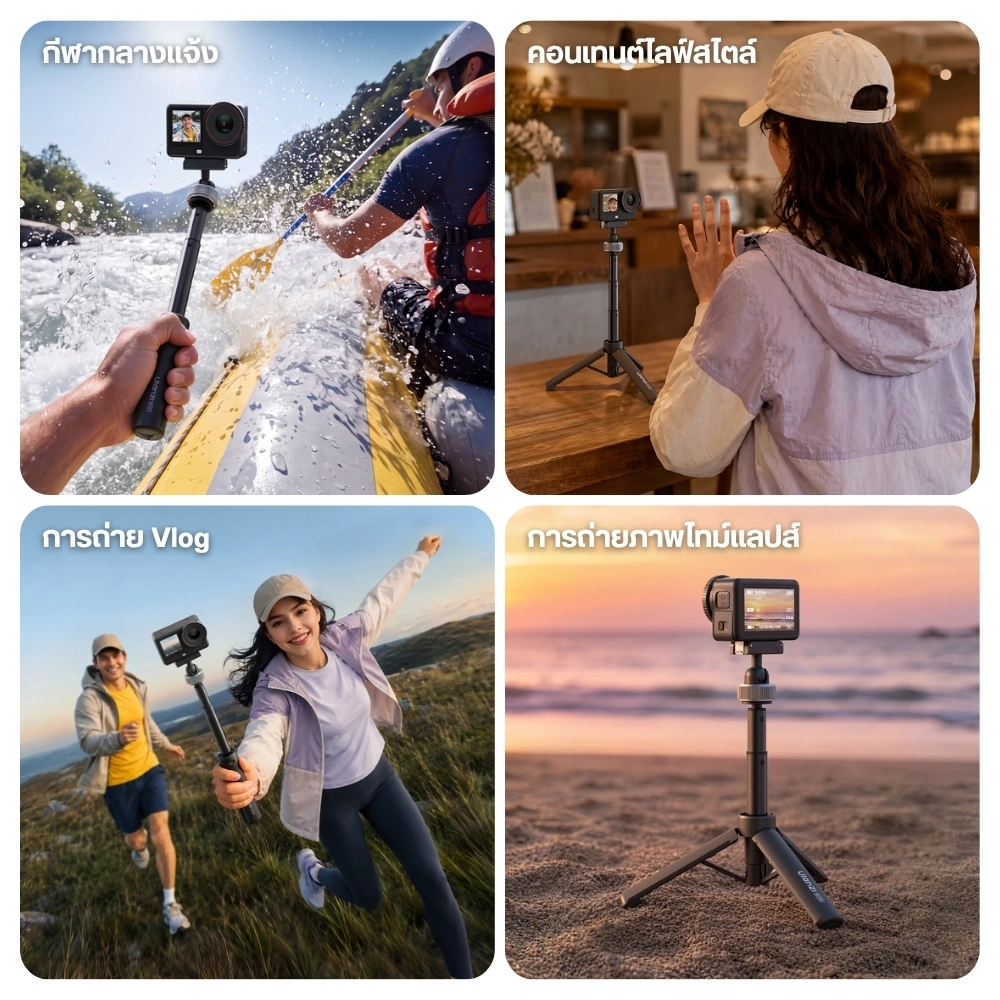 Ulanzi ขาตั้งกล้อง MT95 Action Camera Mount ขาตั้งมินิ 5 แบบ
