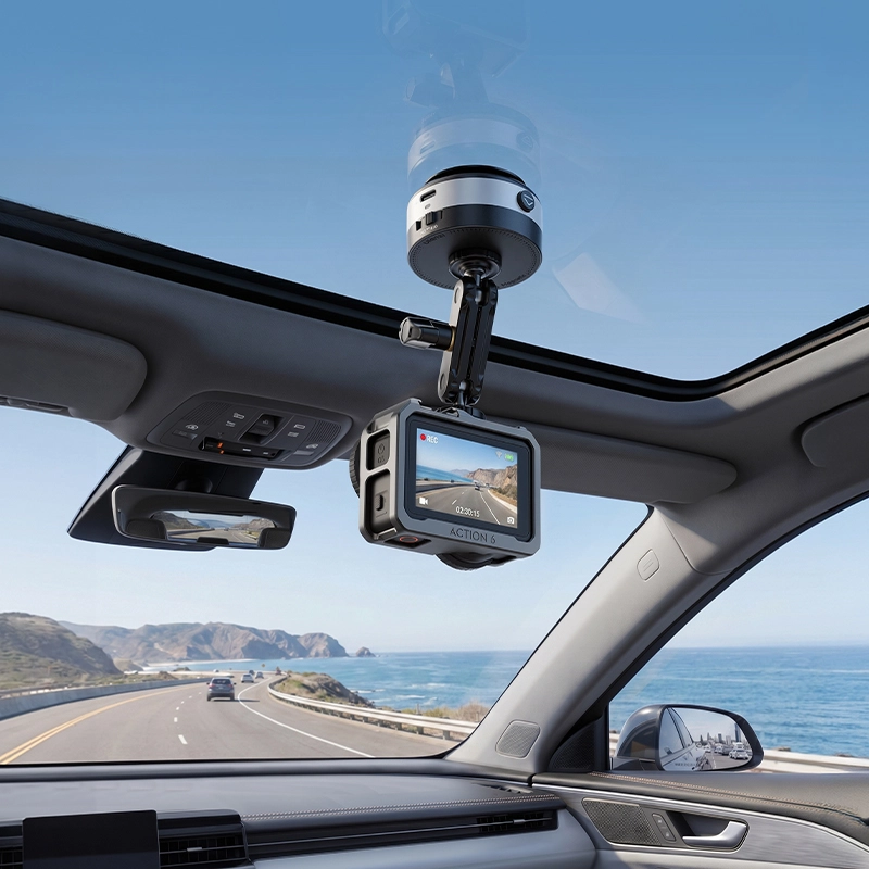 Ulanzi ฐานดูดอัตโนมัติ SK37 Electric Suction Mount ฐานติดกล้องในรถ แม่เหล็ก Magsafe และช่อง 1/4"