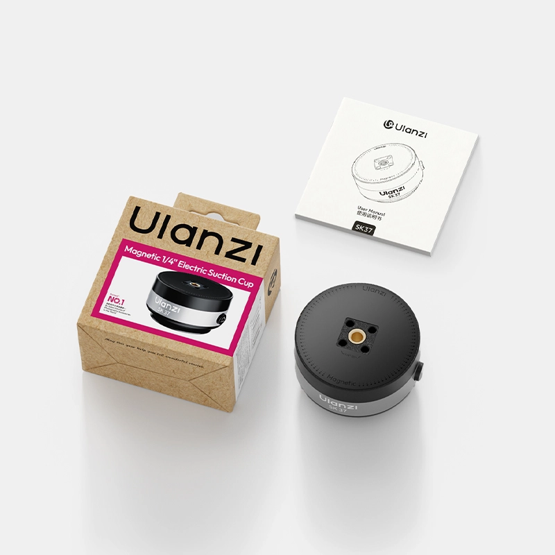 Ulanzi ฐานดูดอัตโนมัติ SK37 Electric Suction Mount ฐานติดกล้องในรถ แม่เหล็ก Magsafe และช่อง 1/4"