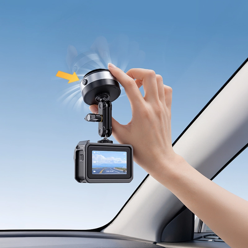 Ulanzi ฐานดูดอัตโนมัติ SK37 Electric Suction Mount ฐานติดกล้องในรถ แม่เหล็ก Magsafe และช่อง 1/4"