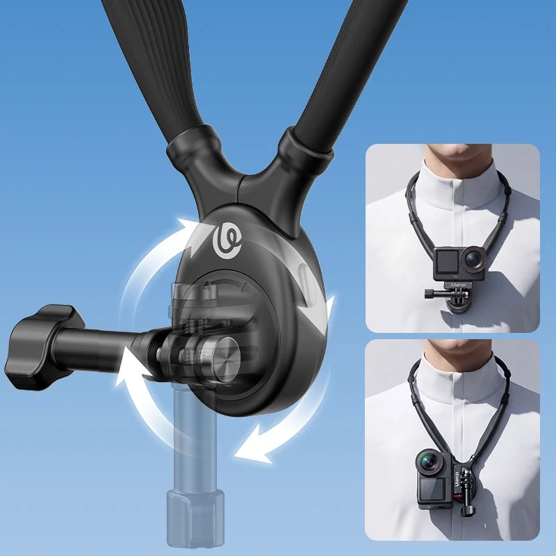 Ulanzi ZJ09 Flexible POV Neck Mount (S064)_11_ Ulanzi สายคล้องคอ มุม POV ZJ09 แม่เหล็ก สำหรับกล้อง Action Camera
