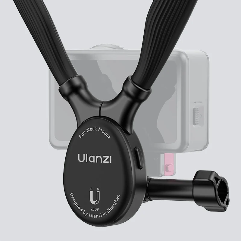 Ulanzi ZJ09 Flexible POV Neck Mount (S064)_15_ Ulanzi สายคล้องคอ มุม POV ZJ09 แม่เหล็ก สำหรับกล้อง Action Camera