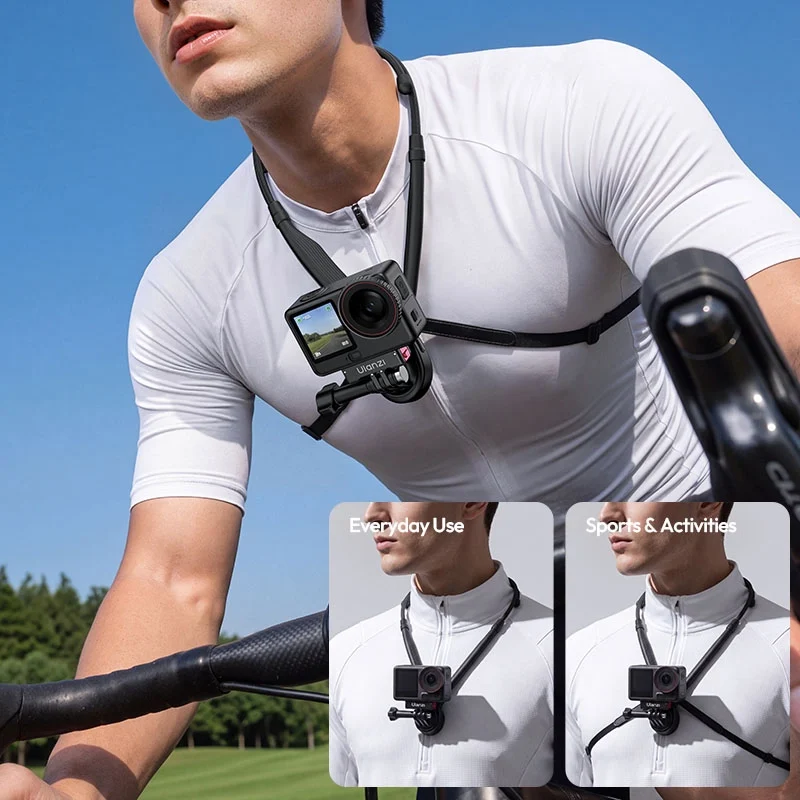 Ulanzi ZJ09 Flexible POV Neck Mount (S064)_8_ Ulanzi สายคล้องคอ มุม POV ZJ09 แม่เหล็ก สำหรับกล้อง Action Camera