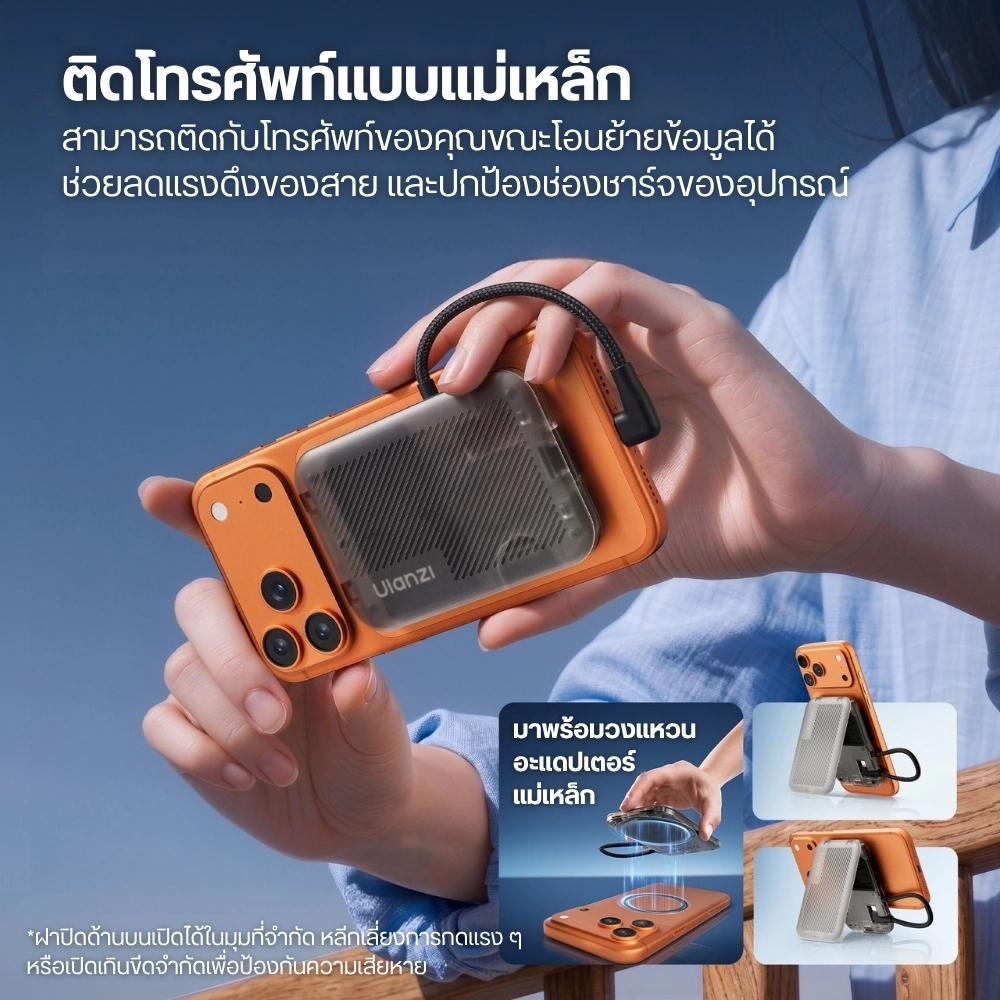 Ulanzi Card Reader CC02 USB-C SD 4.0 Portable SD ตัวอ่านการ์ด Magsafe แม่เหล็ก