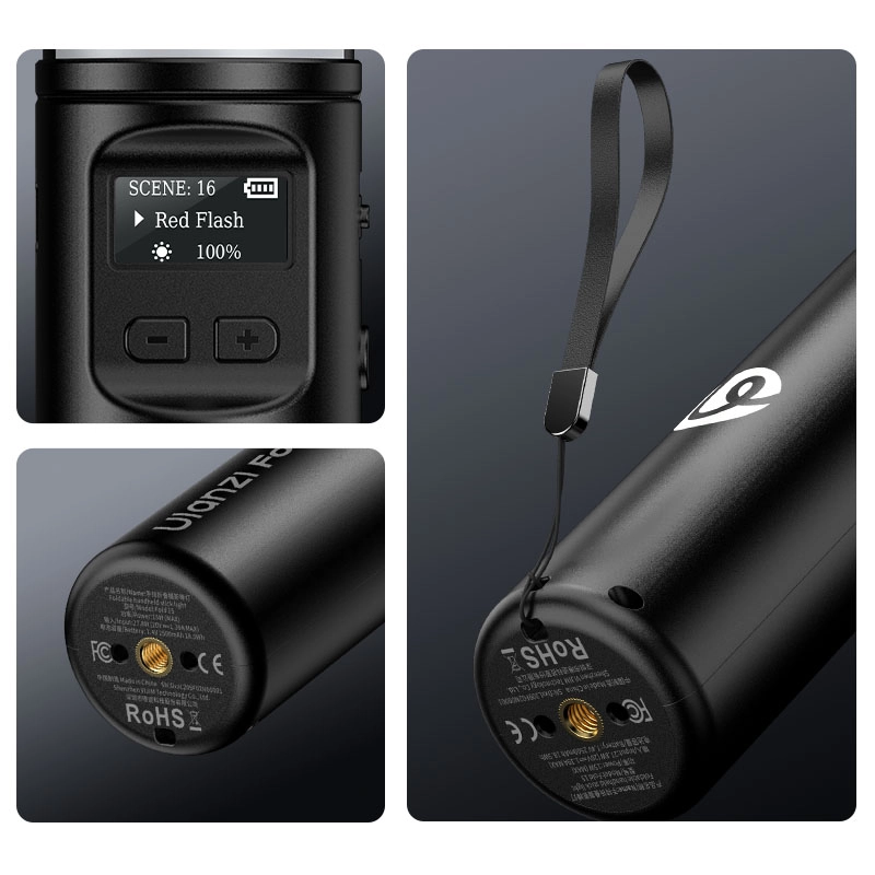 Ulanzi ไฟแท่ง พับได้ RGB Fold15 ไฟพกพา กำลังไฟ 15W CCT 2500-9000K