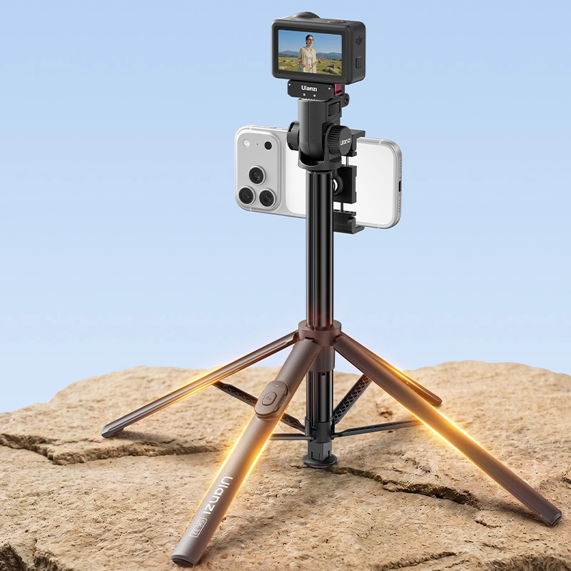Ulanzi SK32 Auto-Open Phone Tripod_16_ Ulanzi ขาตั้งมือถือ SK32 Auto-Open Phone Tripod ไม้เซลฟี่ ยืดได้ 1.8 ม. พร้อมรีโมท