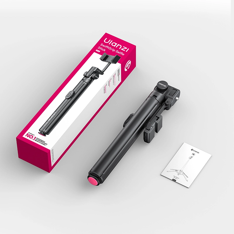 Ulanzi SK32 Auto-Open Phone Tripod_17_ Ulanzi ขาตั้งมือถือ SK32 Auto-Open Phone Tripod ไม้เซลฟี่ ยืดได้ 1.8 ม. พร้อมรีโมท