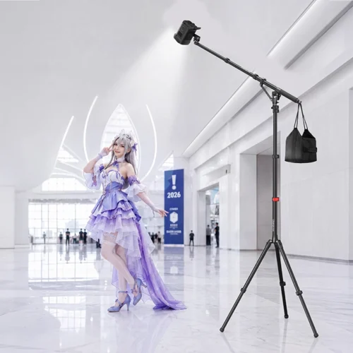 Ulanzi แขนบูม TH09 Camera & Light Boom Arm ขาตั้งไฟ สำหรับใส่กล้องและไฟ มุมท็อป ยืดได้ 1.34 ม.