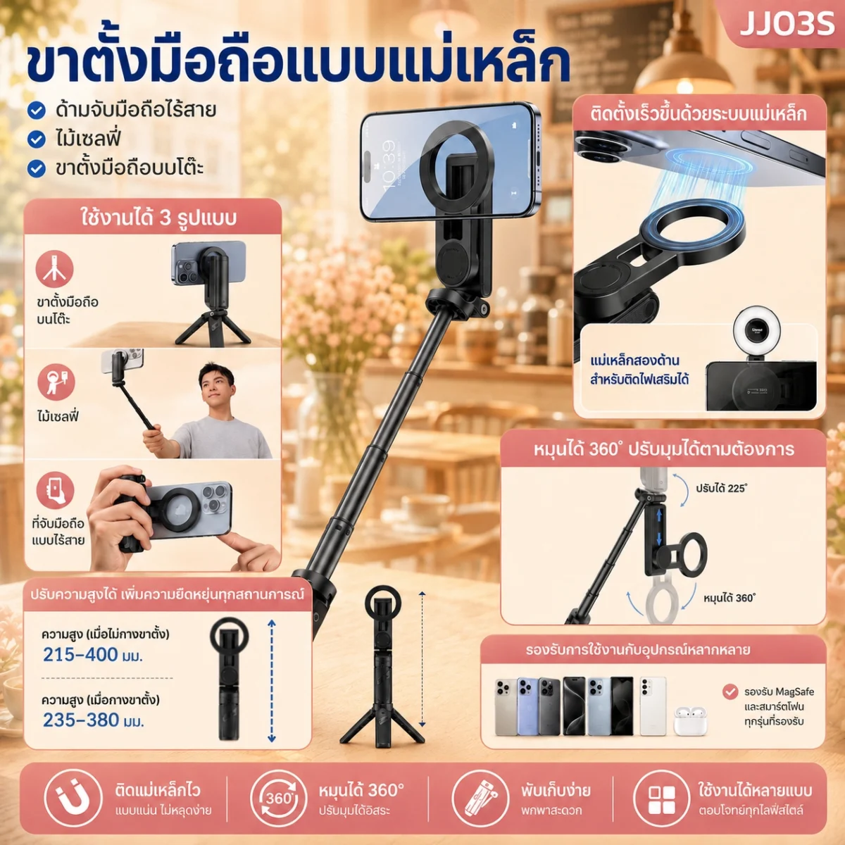 [Ulanzi x Mooniverse] ชุดเซ็ต Café Lifestyle Creator