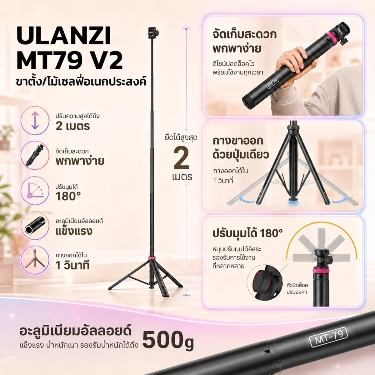 [Ulanzi x Mooniverse] ชุดเซ็ต Live Commerce Host