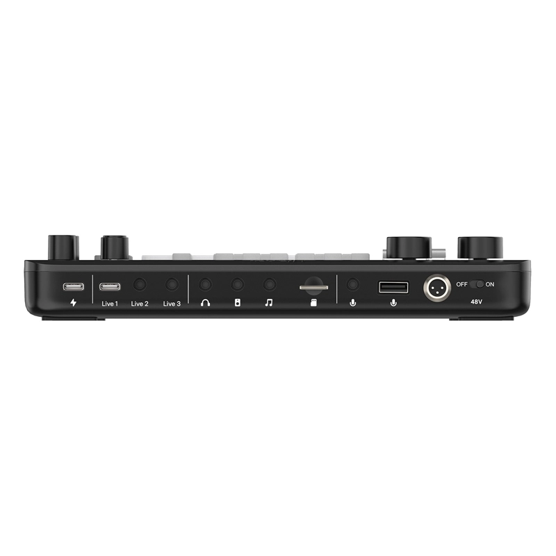 Ulanzi Audio Mixer AX01 ซาวด์การ์ดไลฟ์ Dual DSP สำหรับคอมพิวเตอร์