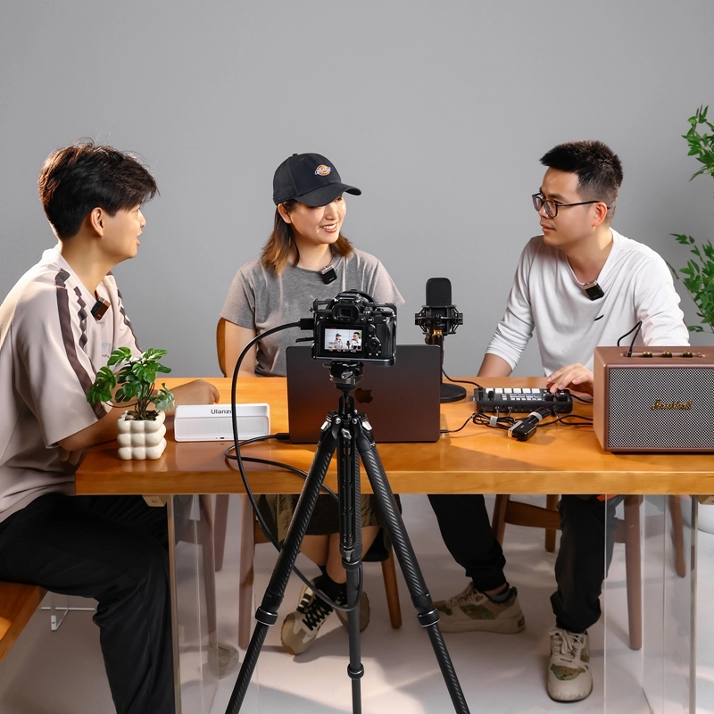 Ulanzi Audio Mixer AX01 ซาวด์การ์ดไลฟ์ Dual DSP สำหรับคอมพิวเตอร์