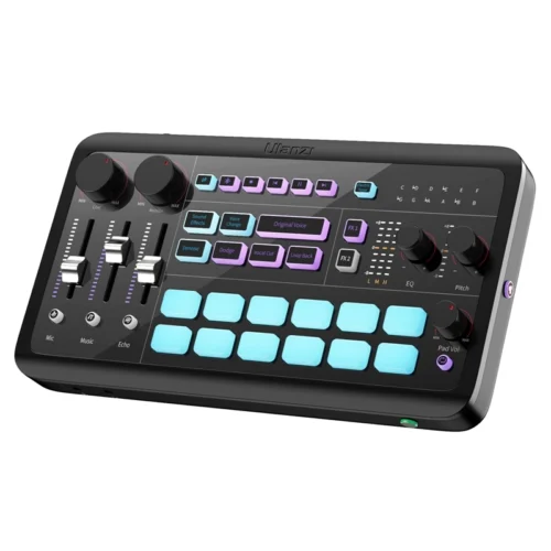 Ulanzi Audio Mixer AX01 Dual DSP_1_ Ulanzi Audio Mixer AX01 ซาวด์การ์ดไลฟ์ Dual DSP สำหรับคอมพิวเตอร์